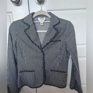 TALBOTS petite size 4 jacket. NWOT. STRIPED